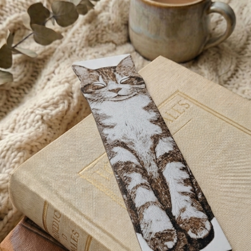 Marque-page4 Marque-page chat 3D