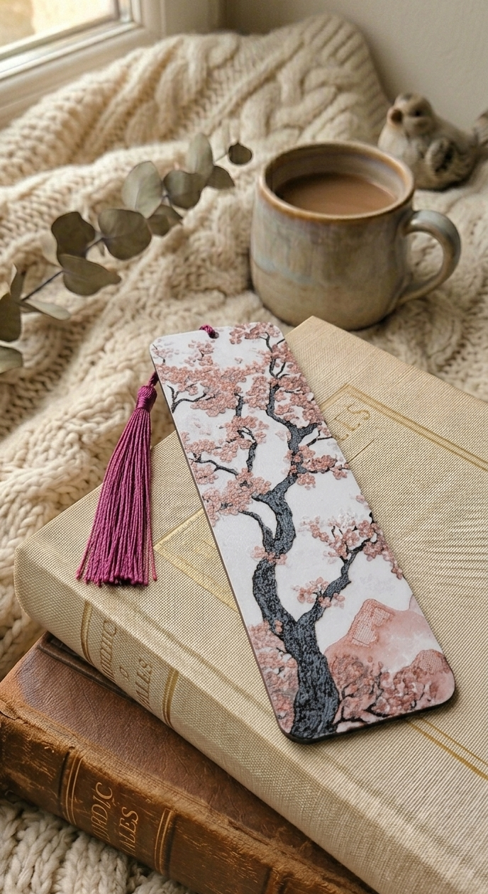 Marque-page arbre japonais 3D