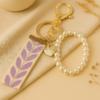Porte-clés1 Porte-clés violet