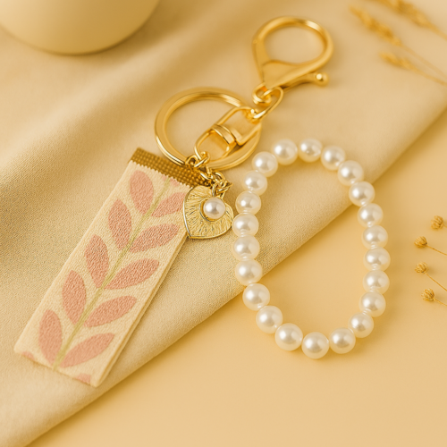 Porte-clés2 Porte-clés rose