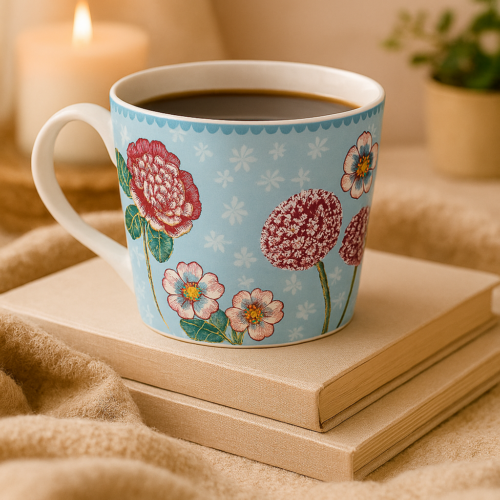 Tasse 4 Tasse "Flowers"